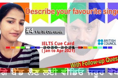 13 4th Describe your favourite singer