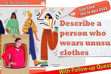 19 11th Describe a person who wears unusual clothes