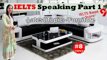 ELTS Speaking part 1 topic furniture