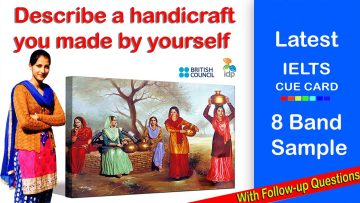 Describe a handicraft you made by yourself | cue card