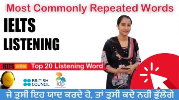 IELTS listening repeated words