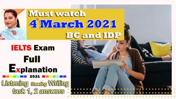 4 March 2021 IELTS Exam Review with answer