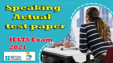 IELTS Speaking Recent Exam with answer