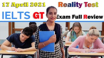 17 april IELTS GT exam Review