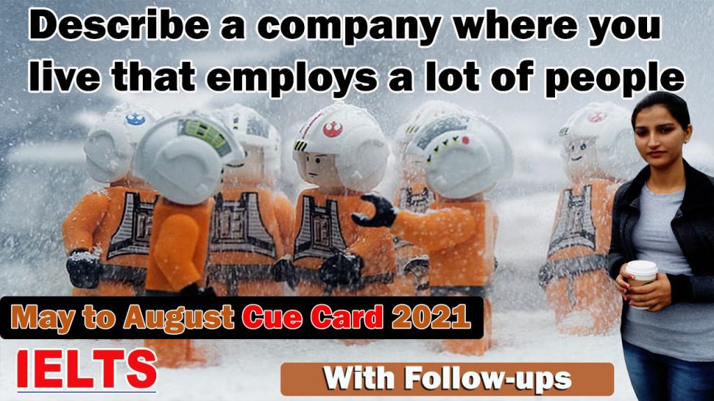 Describe a company where you live that employs a lot of people Cue Card | english with roop