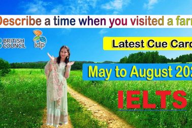 Describe a time when you visited a farm May to August 2021