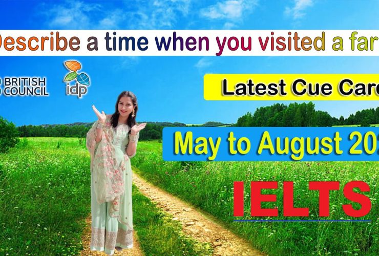 Describe a time when you visited a farm May to August 2021