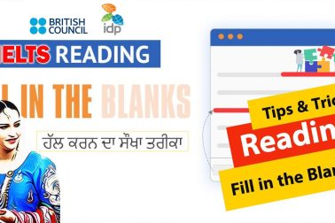 ielts reading fill in the blanks tips english with roop
