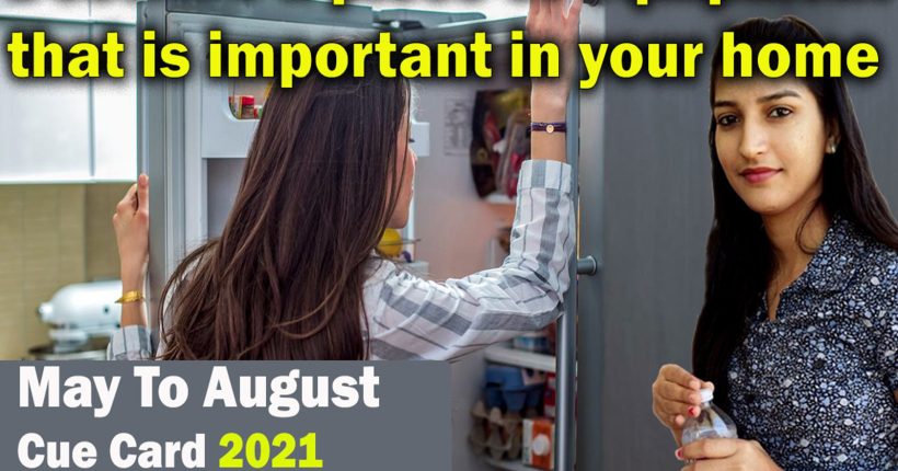 Describe a piece of equipment that is important in your home Cue Card | May to August 2021