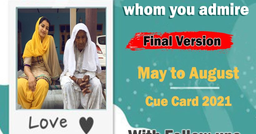 Describe someone older than you whom you admire