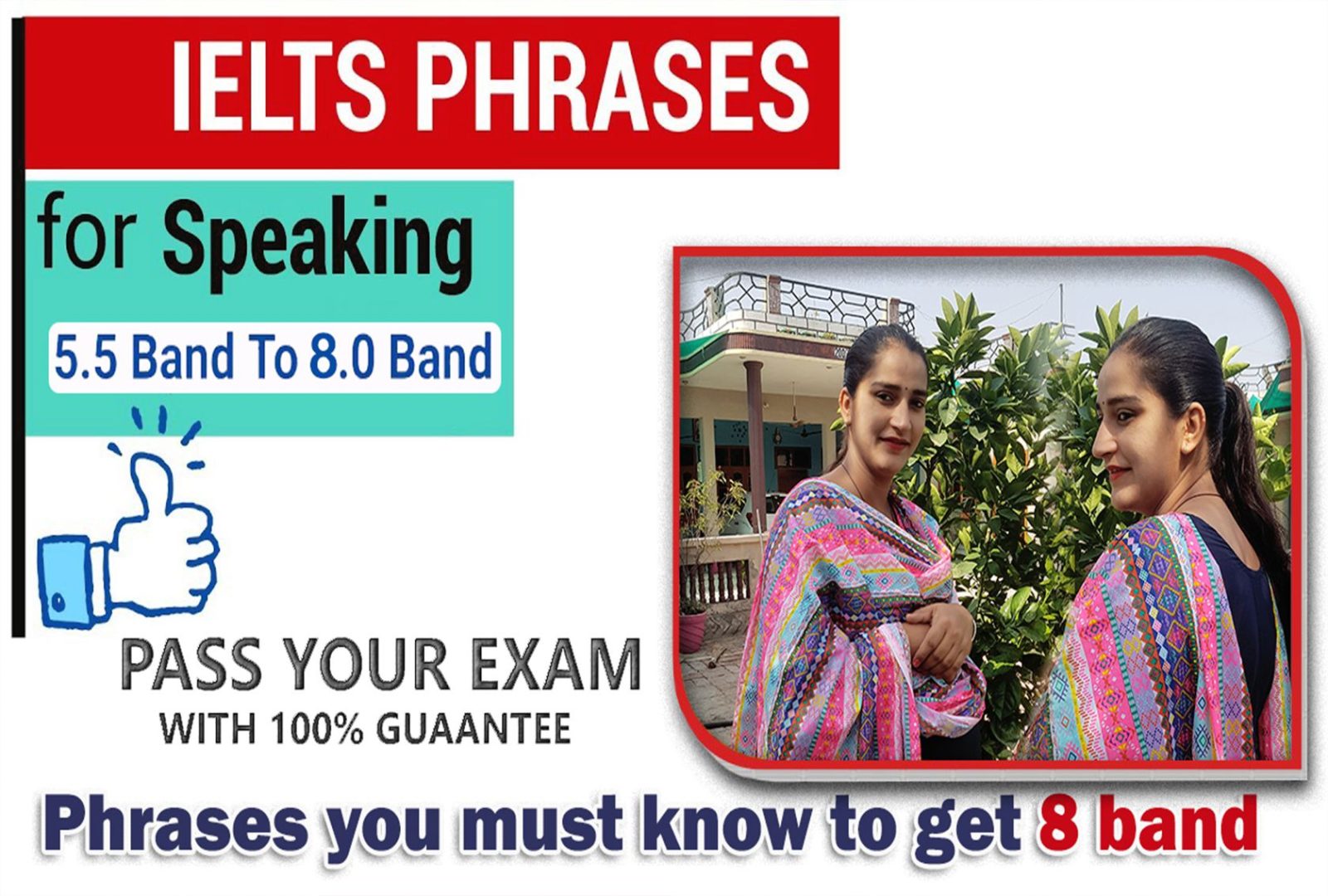 IELTS Speaking Phrases you must know to get 8 band