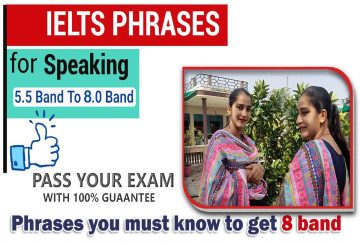 IELTS Speaking Phrases you must know to get 8 band