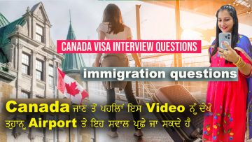 Canada visa interview questions