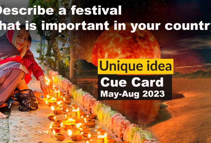 Describe a festival that is important in your country