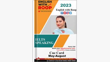 English with Roop Speaking Cue Card May-Aug 2023