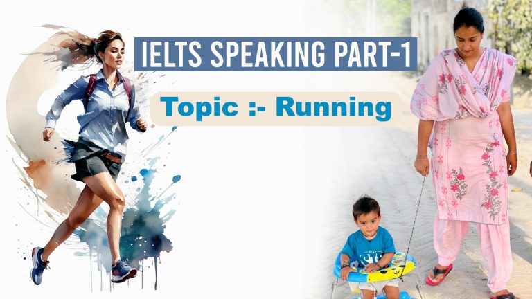 IELTS Speaking Part 1 Topic Running – English With Roop