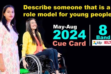 describe someone that is a role model for young people | may to august 2024