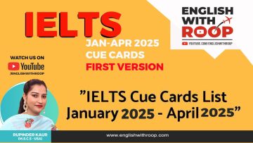 Jan-Apr 2025 IELTS Speaking Cue Card