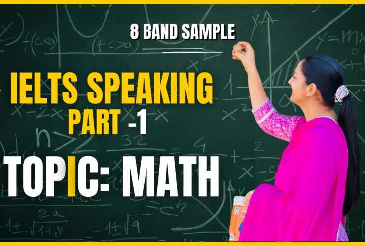 IELTS Speaking Part-1 Math