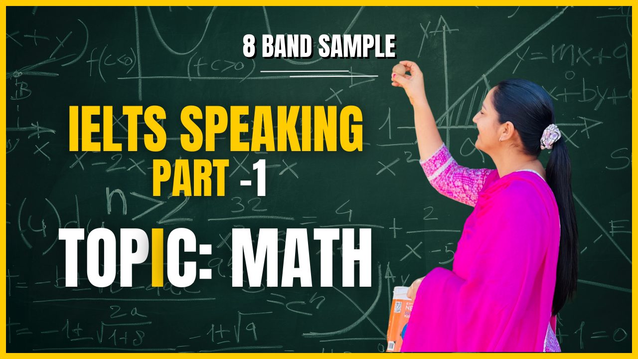 IELTS Speaking Part-1 Math