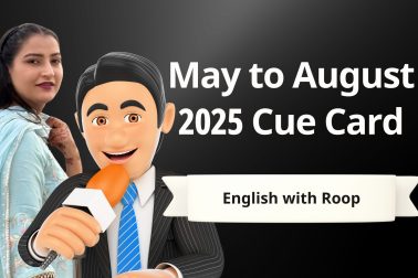 May to August 2025 Cue Card
