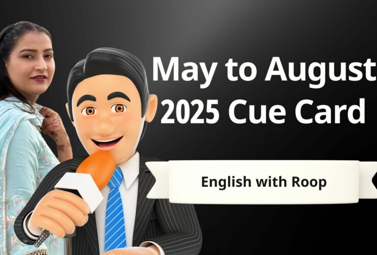 May to August 2025 Cue Card
