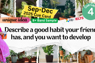 IELTS speaking cue card September to December 2025, IELTS cue card Describe a good habit your friend has, IELTS band 8 speaking sample, IELTS 2025 cue card latest, IELTS speaking 8 band, IELTS exam preparation, IELTS speaking tips, cue card September to December 2025, IELTS speaking practice, English with Roop IELTS
