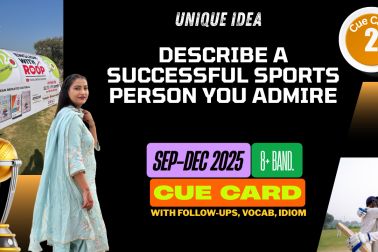 Describe a Successful Sportsperson You Admire | IELTS Speaking Cue Card Sep–Dec 2025 | 8 Band Sample