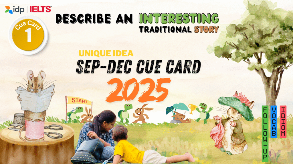 Describe an interesting traditional story Cue Card