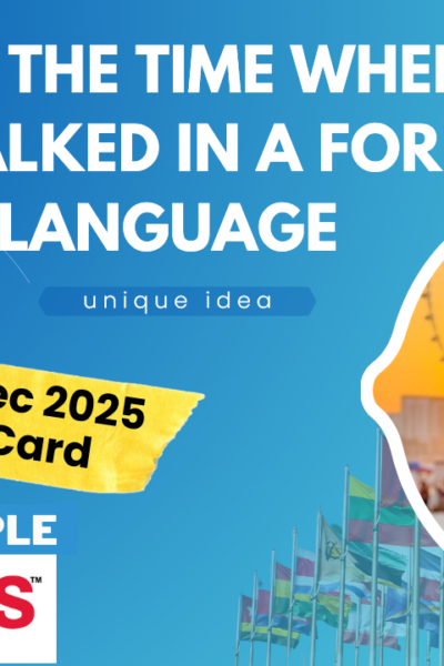 Describe the Time When You First Talked in a Foreign Language | IELTS Speaking Cue Card Sept–Dec 2025 | 8 Band