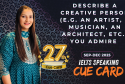 Describe a Creative Person You Admire | IELTS Speaking Cue Card Band 9 Sample Answer