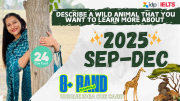 Describe a wild animal that you want to learn more about Cue Card