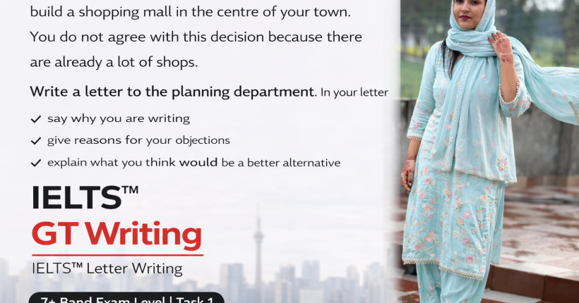 IELTS General Training Letter: Objection to Building a Shopping Mall | Sample Answer & Solutions