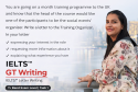 IELTS GT Writing Task 1 Letter – Interest in Social Events Organizer (UK Training)