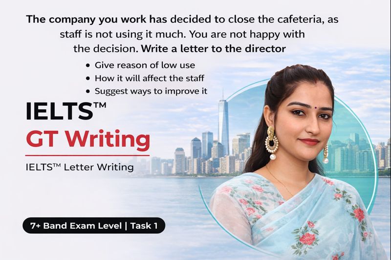 IELTS General Writing Task 1 Letter: Cafeteria Closure Complaint (Band 7+)