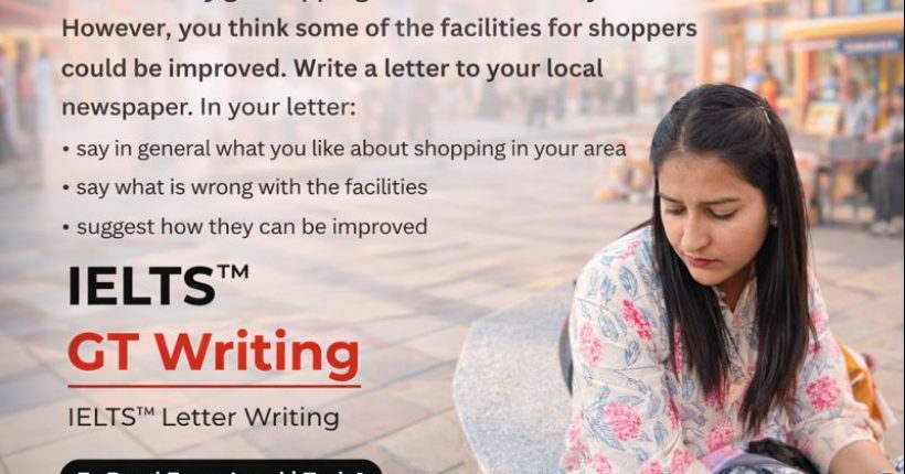 IELTS General Writing Task 1: Letter to the Editor About Shopping Facilities