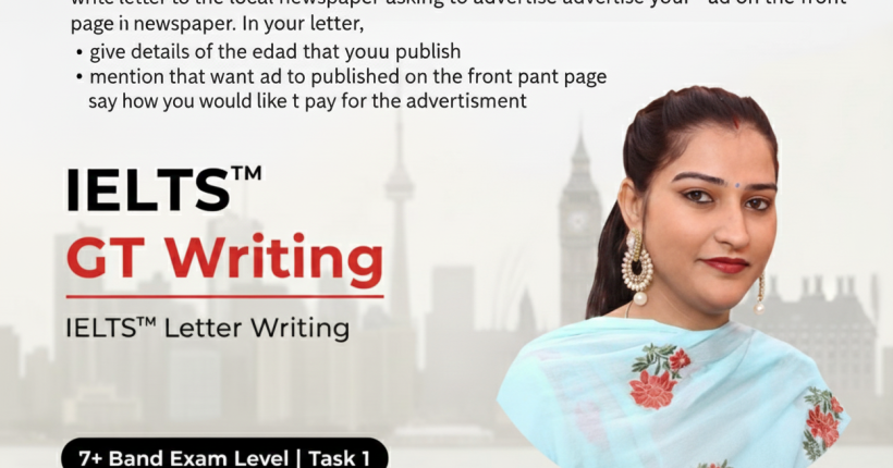 IELTS General Writing Task 1 Letter: Apartment Advertisement to Newspaper Editor