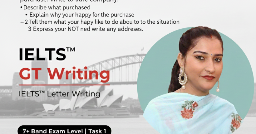 IELTS GT Writing Task 1 – Complaint Letter | Online Shopping Problem