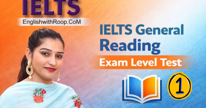 General Reading Practice Test 01