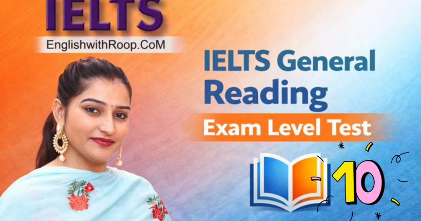 IELTS General Reading Practice Test – Real Exam 2026 | Test 10