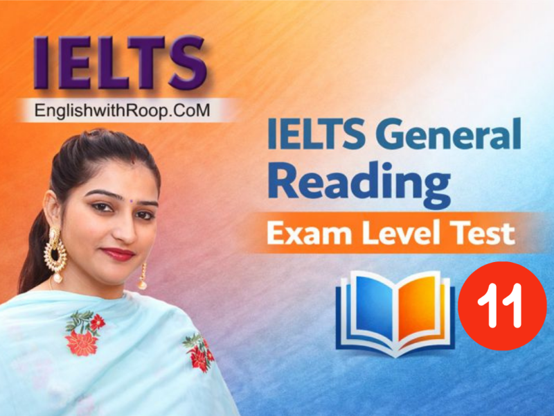 IELTS General Reading Practice Test – Real Exam 2026 | Test 11