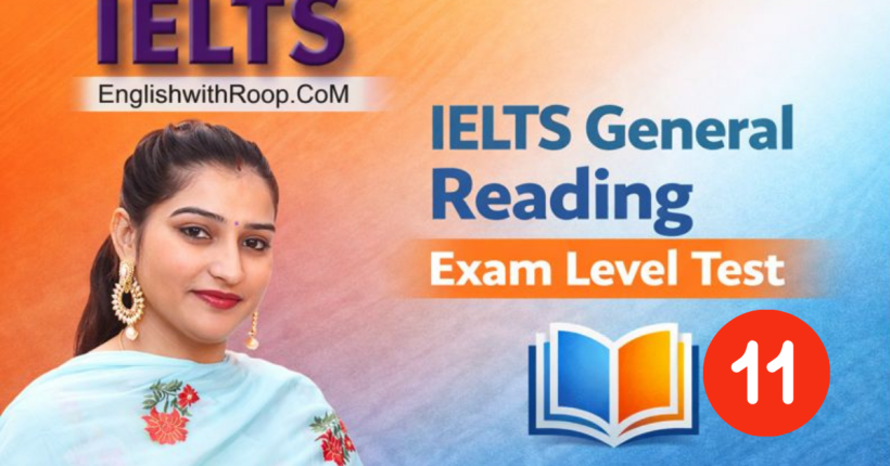 IELTS General Reading Practice Test – Real Exam 2026 | Test 11