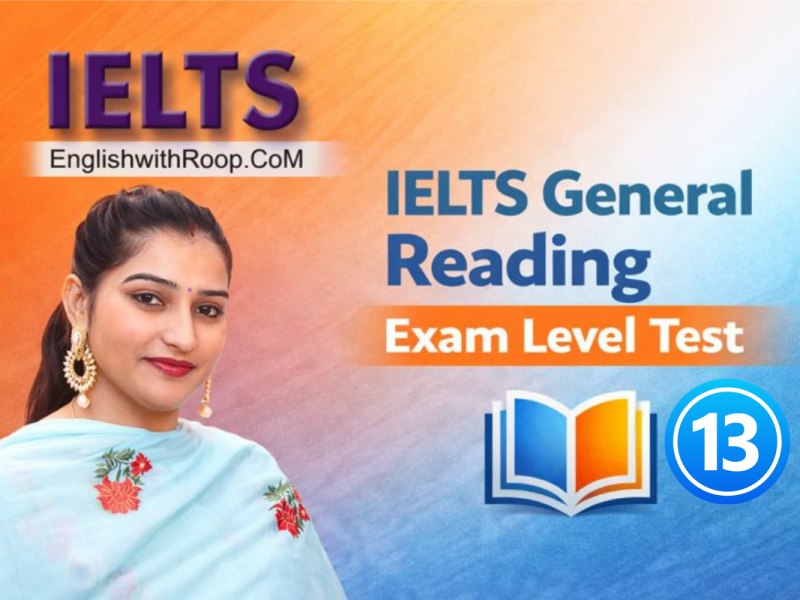 IELTS General Reading Practice Test – Real Exam 2026 | Test 13