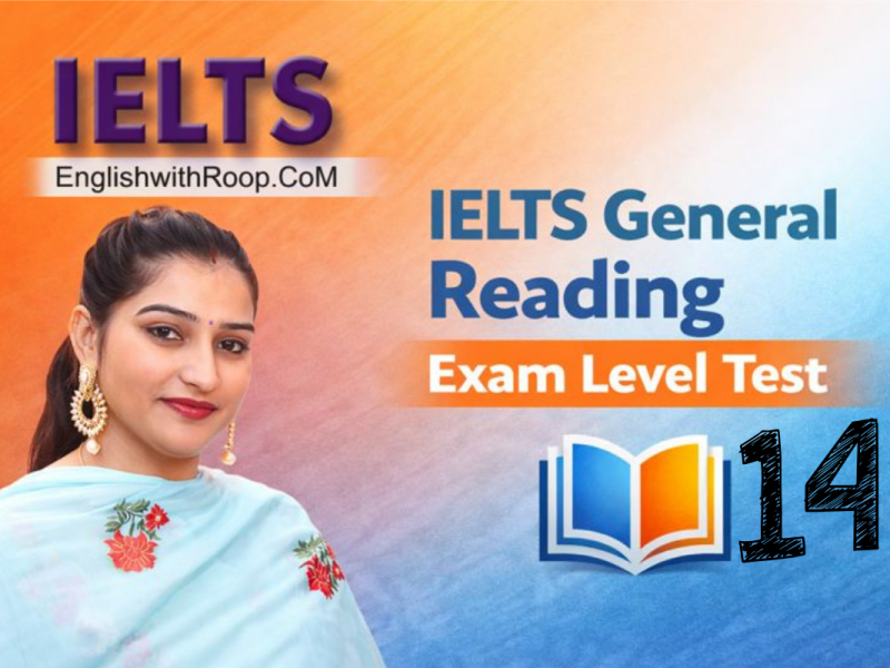 IELTS General Reading Practice Test – Real Exam 2026 | Test 14