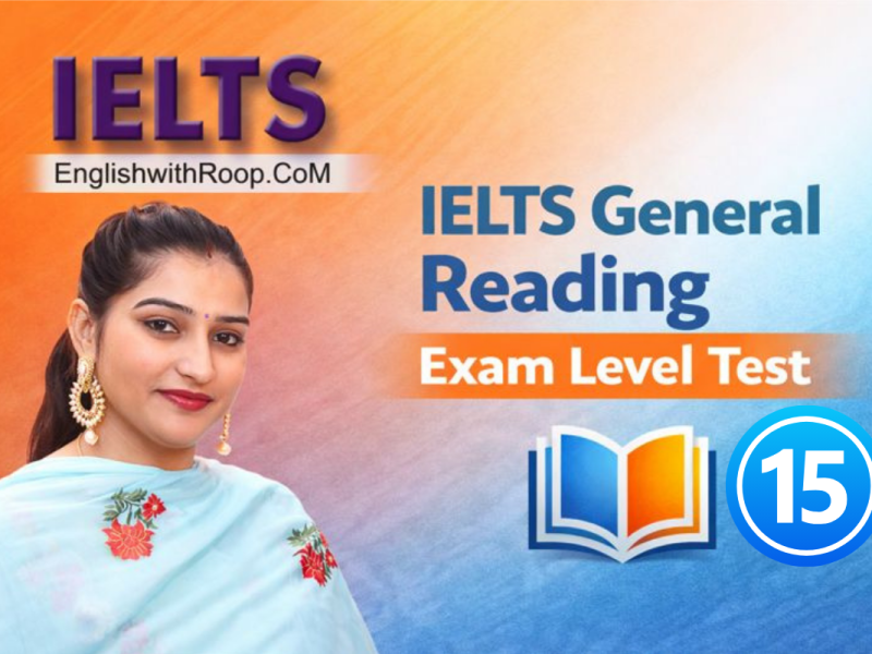IELTS General Reading Practice Test – Real Exam 2026 | Test 15