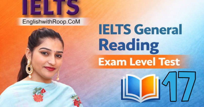 IELTS General Reading Practice Test – Real Exam 2026 | Test 17