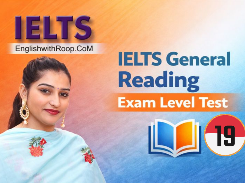 IELTS General Reading Practice Test – Real Exam 2026 | Test 19