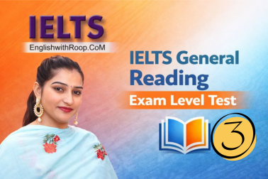 IELTS General Reading Actual Exam