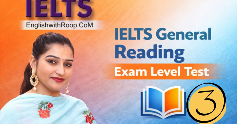 IELTS General Reading Actual Exam
