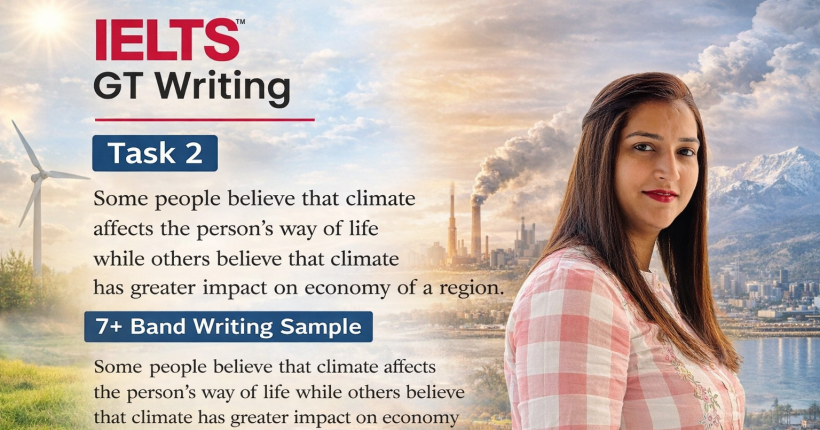 Climate Impact on Lifestyle and Economy | IELTS Task 2 Essay